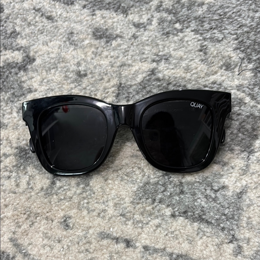 Quay Australia Glossy Black Sunglasses